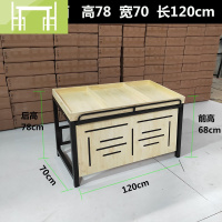 逸家伴侣多功能木质水果架超市水果货架展示架蔬菜货架水果店架子移动垫子