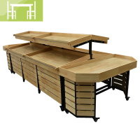 逸家伴侣定制水果蔬菜展示架水果中岛柜超市水果货架水果店货架蔬菜货架