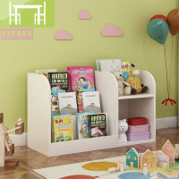 逸家伴侣简约家用儿童书架绘本架书柜简易学生小宝宝玩具收纳架落地置物架搁板/置物架
