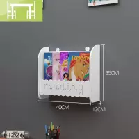 逸家伴侣宿舍书架墙上置物架免打孔简易桌上学生桌面床上多功能儿童墙壁挂搁板/置物架