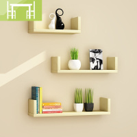 逸家伴侣墙上置物架客厅墙壁挂墙面隔板搁卧室多层书架免打孔简约现代装饰搁板/置物架