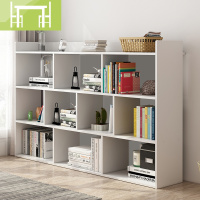 逸家伴侣书架置物架简易经济型书柜简约落地客厅收纳储物柜家用学生小书架搁板/置物架