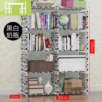 逸家伴侣不锈钢拼装书柜书架小简易可拆卸组装桌上面置物架多三层大学宿舍搁板/置物架