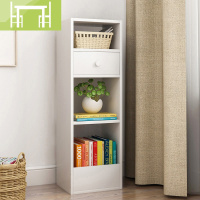 逸家伴侣简易储物柜客厅小柜子书架落地小书柜置物架学生书架窄柜子书橱柜