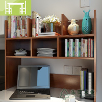 逸家伴侣特价创意桌上学生书架电脑架桌面小书架置物架简易收纳办公架搁板/置物架