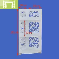 逸家伴侣创意简易书架置物架白色多层儿童客厅收纳储物柜组合落地学生书柜搁板/置物架