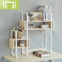 逸家伴侣原创简约桌上置物架桌面书架学生宿舍家用电脑桌化妆品多层收纳架搁板/置物架