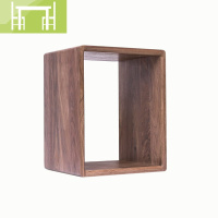 逸家伴侣实木小书柜自由组合客厅组合柜格子柜定制简易书架单个柜子