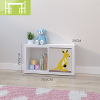 逸家伴侣儿童玩具收纳柜子书架定制书柜自由组合储物柜幼儿园格子柜