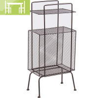 逸家伴侣北欧沙发旁铁艺落地杂志书架卧室小型超窄边ins床头柜粉色置物架搁板/置物架