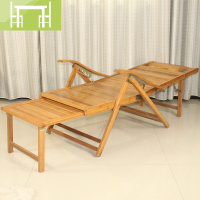 逸家伴侣老人竹躺椅折叠椅老式成人午休睡椅子休闲逍遥椅家用阳台平躺凉椅