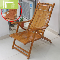 逸家伴侣加厚竹躺椅家用折叠椅老人午休午睡椅竹椅凉椅逍遥椅靠背椅沙滩椅