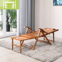 逸家伴侣竹躺椅折叠阳台家用休闲午休午睡床成人懒人沙发靠背老人靠椅子