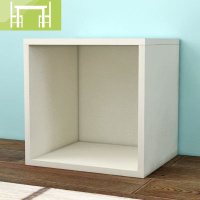 逸家伴侣简约现代书柜书架自由组合格子柜儿童储物柜收纳柜加锁小书架带搁板/置物架