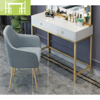 逸家伴侣网红影楼化妆台北欧轻奢化妆桌专用带灯专业院婚纱店化妆镜