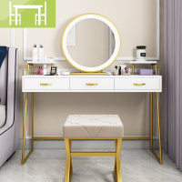 逸家伴侣北欧梳妆台网红ins风卧室现代简约轻奢风化妆台小户型收纳柜一体