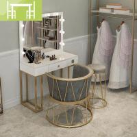 逸家伴侣简约大理石梳妆台影楼带灯化妆台专业彩妆院婚纱店专用化妆桌梳妆桌