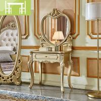 逸家伴侣欧式梳妆台卧室小户型迷你化妆台女单人公主80cm小型梳台桌梳妆桌