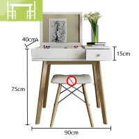 逸家伴侣北欧梳妆台卧室现代简约网红ins梳妆台收纳柜一体小户型化妆桌子梳妆桌