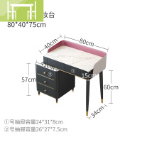 逸家伴侣小钢琴梳妆台收纳柜一体轻奢风卧室北欧意式简约网红ins风化妆桌梳妆桌