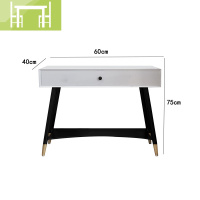逸家伴侣梳妆台卧室飘窗梳妆桌北欧房间铁艺小户型迷你简约ins网红化妆台