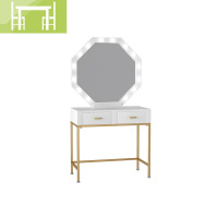 逸家伴侣新款北欧网红影楼梳妆台化妆桌带灯专业院婚纱店卧室彩妆专业梳妆桌