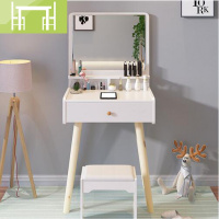 逸家伴侣北欧梳妆台卧室小型60cm梳妆台简易化妆桌现代简约50cm化妆台迷你