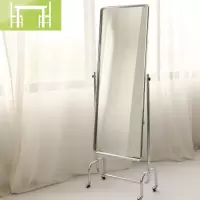 逸家伴侣集木室物所/设计师可移动可调节北欧全身镜时髦穿衣镜