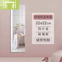逸家伴侣全身镜镜子贴墙穿衣镜壁挂粘贴女宿舍学生自粘家用寝室卧室试衣镜