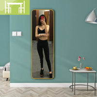 逸家伴侣欧式穿衣镜全身落地镜壁挂试衣大镜子简约防爆贴墙后贴墙镜试衣镜