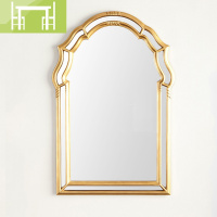 逸家伴侣落地穿衣镜巴洛克镜子 全身古典花壁挂试衣镜化妆梳妆镜装饰镜