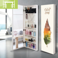 逸家伴侣全身镜家用落地镜首饰壁挂网红穿衣镜收纳柜装饰画贴墙镜储物柜粘试衣镜