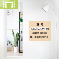 逸家伴侣无框组合穿衣镜试衣镜拼接全身镜舞蹈镜粘贴宿舍镜卫生间镜子