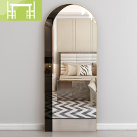 逸家伴侣北欧ins风网红穿衣镜挂墙家用落地轻奢试衣镜壁挂服装店全身镜子