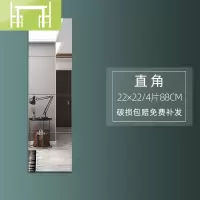 逸家伴侣镜子贴墙拼接穿衣镜粘贴宿舍卧室组合试衣镜衣柜壁挂服装店全身镜