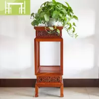 逸家伴侣中式红木家具刺猬紫檀多宝阁非洲花梨木博古架实木置物架古董架搁板/置物架