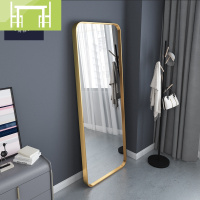 逸家伴侣定制简约现代新款卧室试衣穿衣镜高清宿舍网红瑜伽不锈钢全身镜子试衣镜