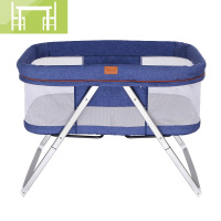 逸家伴侣婴儿床欧式儿童床多功能摇床宝宝床可折叠便携旅行摇篮床