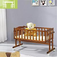 逸家伴侣[新疆]婴儿床工字摇篮实木儿童床摇床小床睡床摇篮
