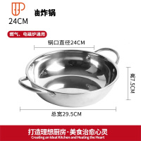 韩式泡面锅小煮锅小汤锅家用燃气韩国拉面锅方便面锅具双耳黄铝锅 国泰家和 24cm不锈钢锅