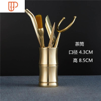 6君子茶镊子 黄铜泡茶工具旅行茶具夹喝茶功夫茶具配件茶道六君子 国泰家和 竹步天下六君子套装