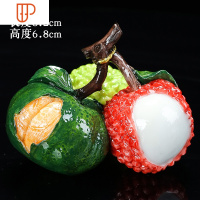 抖音同款冲水变色荔枝茶宠精品摆件创意可养个性茶玩茶道茶具配件 国泰家和 大桔大荔(年轻)