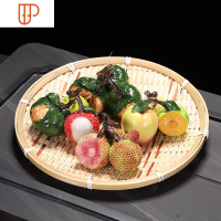 抖音同款冲水变色荔枝茶宠精品摆件创意可养个性茶玩茶道茶具配件 国泰家和 生水果拼盘(桃李满天下+杨梅吐气+大桔大荔+桔祥