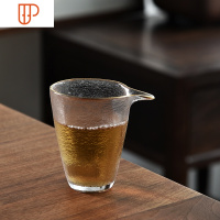 耐热玻璃公道杯家用公杯大号茶漏套装泡茶分茶器功夫茶具茶海C 国泰家和 沙硕尖嘴玻璃公道杯