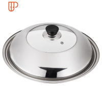 钢化玻璃锅盖可视玻璃盖子家用多功能电锅炒锅蒸锅锅盖30 36 40cm 国泰家和 34加厚锅盖+两个把手一个螺丝刀