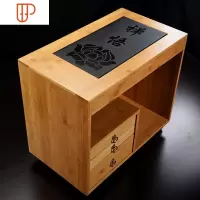 整块天然乌金石茶盘大小号工厂直销嵌入式盖板简约家用茶台可定制 国泰家和 电磁炉孔盖板20*37*1茶具