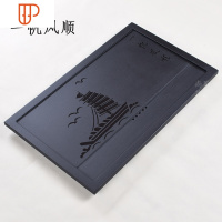 家用茶桌茶盘嵌入式漏水板面乌金石尺寸定制空位盖板订做厂家 国泰家和 一帆茶具