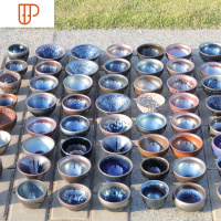 建阳建盏油滴兔毫主人杯铁胎青瓷功夫旅行茶具品茗杯单杯赌盏 国泰家和 25带证书随缘发(可选)