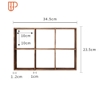 架实木多宝阁小旅行茶具建盏架小博古架旅行茶具架小格尺寸10*10厘米 国泰家和 6格多宝阁,重烧 小格尺寸10*10厘