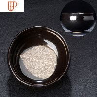 色釉窑变天目菩提金叶盏旅行茶具木叶建盏主人杯枫叶功夫旅行茶具子 国泰家和 罗汉杯[菩提]